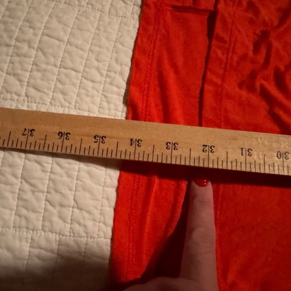 Simple Southern Orange 3/4 Sleeve Long Top Tunic Sz XL - Picture 11 of 11